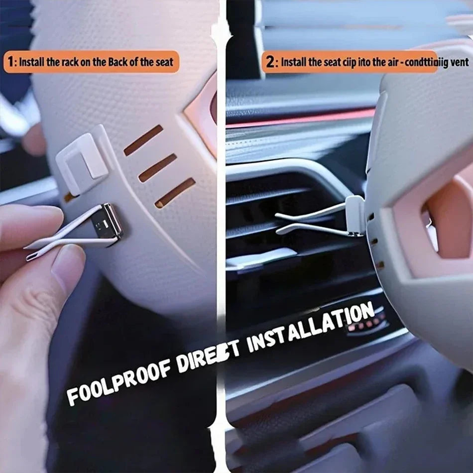 Asiento de Coche para Labubu (Silla Display) – Kawaii | Compatible Pop Mart 15,5–17 cm