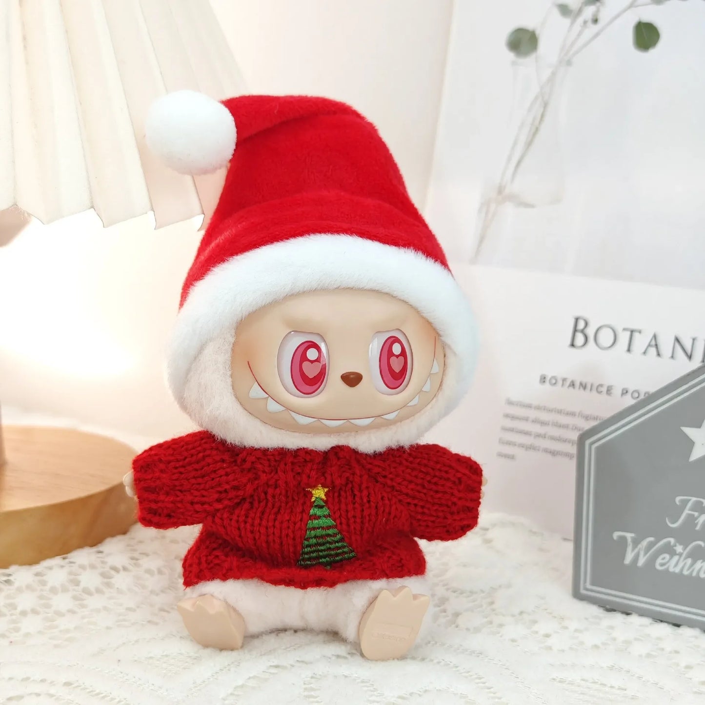 Ropa de Navidad para Labubu (15,5–17 cm) – Serie Holiday | Compatible Pop Mart V1-V2-V3