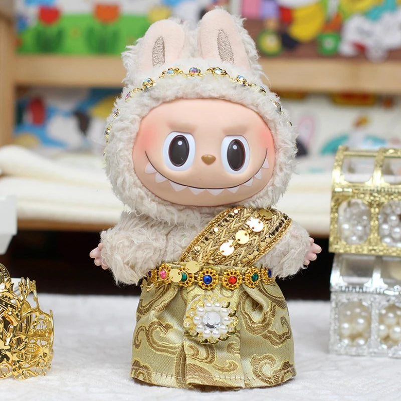 Labubu 3.0 | Traje Tradicional Tailandés para V1/V2/V3 (15–17 cm) | Outfits de Muñeco Coleccionable