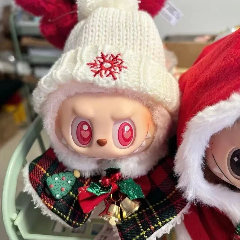 Ropa de Navidad para Labubu (15,5–17 cm) – Serie Holiday | Compatible Pop Mart V1-V2-V3