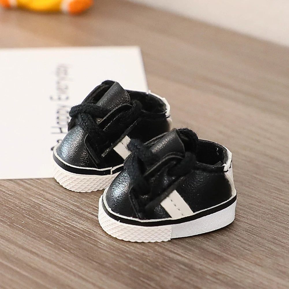 Botas de Cuero para Labubu (15/17 cm) 👢 | Accesorios de Moda DIY Multicolor | Compatible Pop Mart