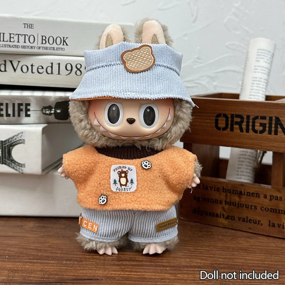 Outfits K-Pop para Labubu Idol (15–17 cm) | Ropa Mini Doll Estilo Coreano – Trajes de Algodón Fan-Made