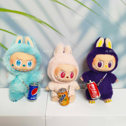 Accesorios Mini para Labubu (17 cm) | Bolsos, Teléfonos, Cámaras y Tazas – Compatible con OB11 & Crybaby