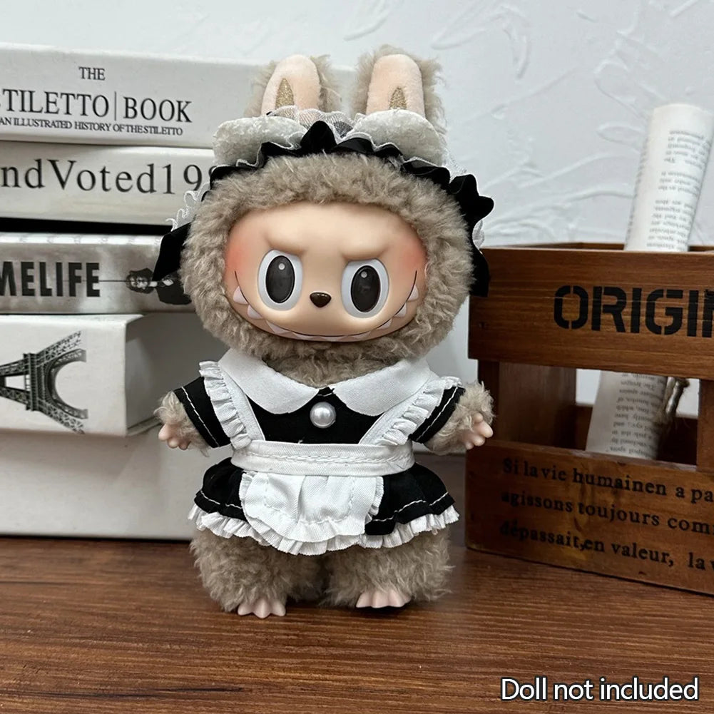 Outfits K-Pop para Labubu Idol (15–17 cm) | Ropa Mini Doll Estilo Coreano – Trajes de Algodón Fan-Made