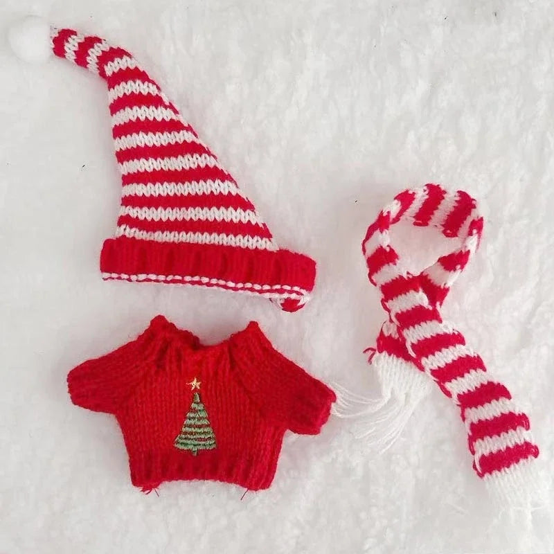 Ropa de Navidad para Labubu (15,5–17 cm) – Serie Holiday | Compatible Pop Mart V1-V2-V3