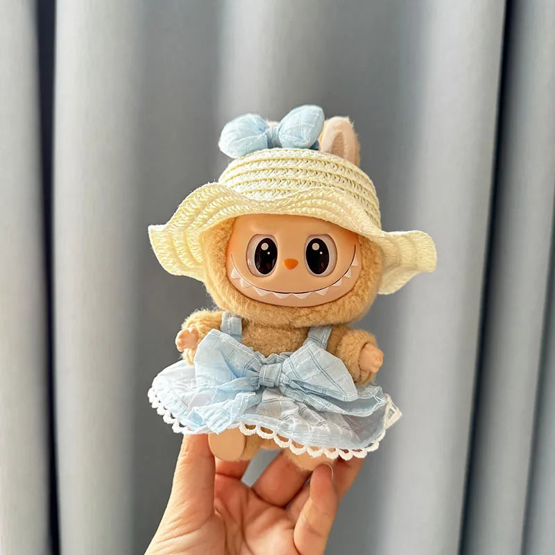 Ropa de Boda para Labubu (17 cm) – Vestidos y Trajes | Estilo romántico coreano · Compatible Pop Mart V1/V2/V3