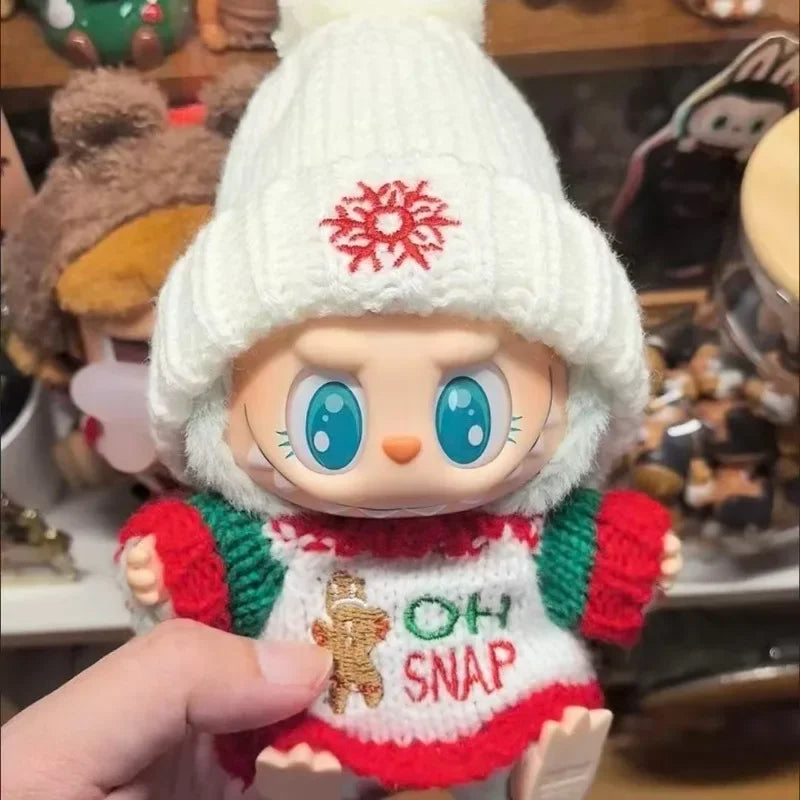 Ropa de Navidad para Labubu (15,5–17 cm) – Serie Holiday | Compatible Pop Mart V1-V2-V3