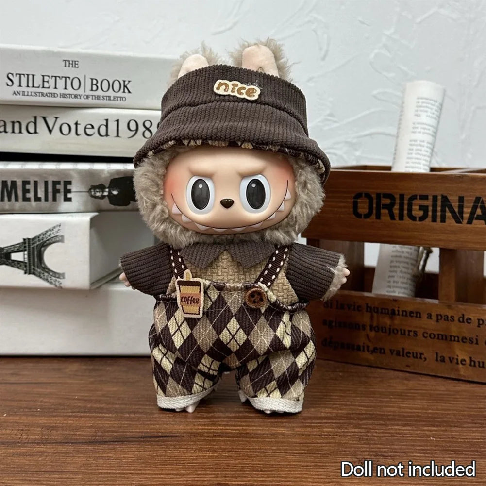 Outfits K-Pop para Labubu Idol (15–17 cm) | Ropa Mini Doll Estilo Coreano – Trajes de Algodón Fan-Made