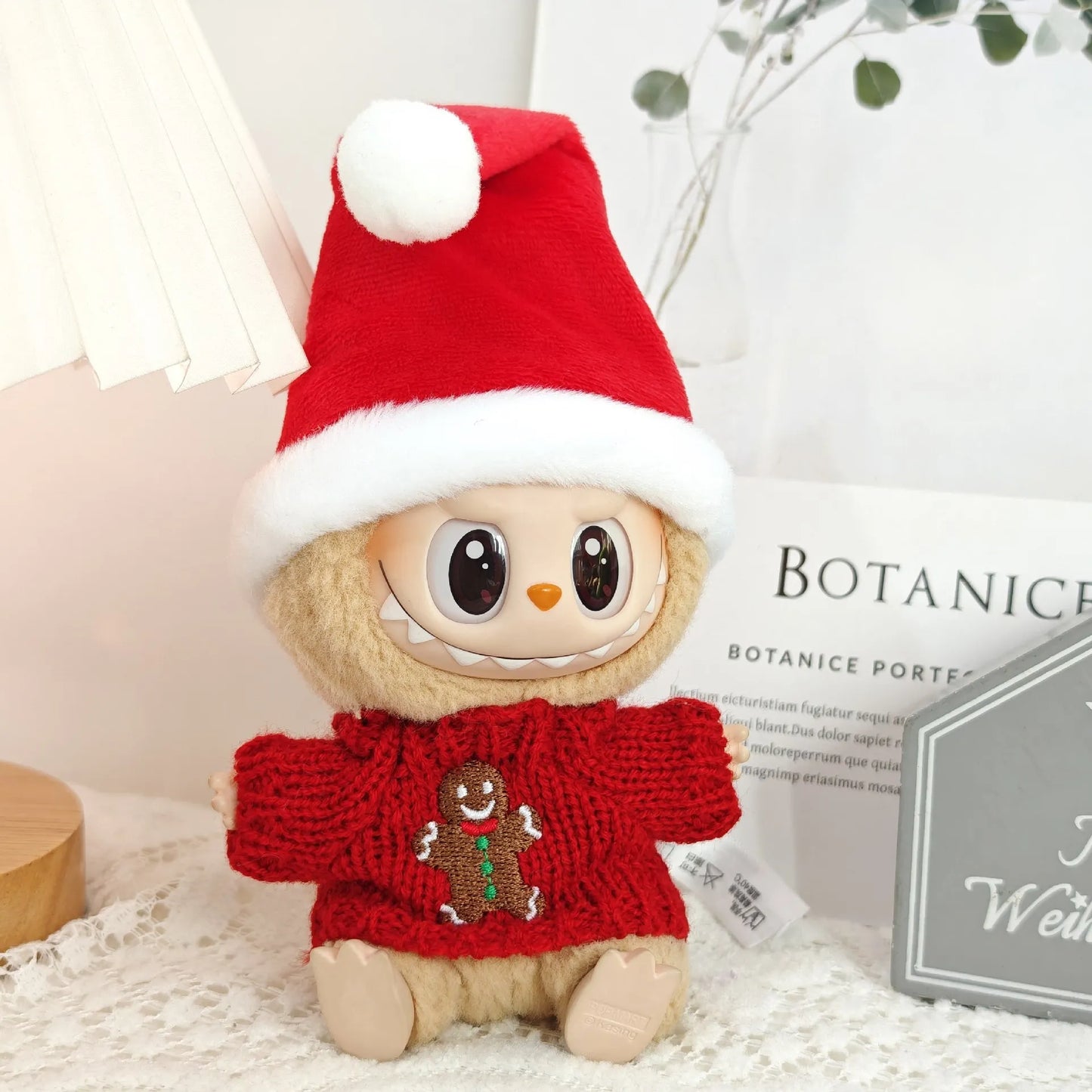 Ropa de Navidad para Labubu (15,5–17 cm) – Serie Holiday | Compatible Pop Mart V1-V2-V3