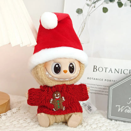 Ropa de Navidad para Labubu (15,5–17 cm) – Serie Holiday | Compatible Pop Mart V1-V2-V3