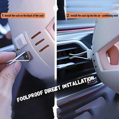 Asiento de Coche para Labubu (Silla Display) – Kawaii | Compatible Pop Mart 15,5–17 cm