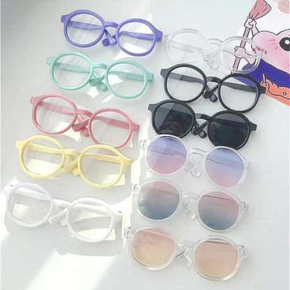 Gafas para Labubu (6,5 cm) – Colores Candy y Transparentes | Accesorio compatible Pop Mart V1/V2/V3