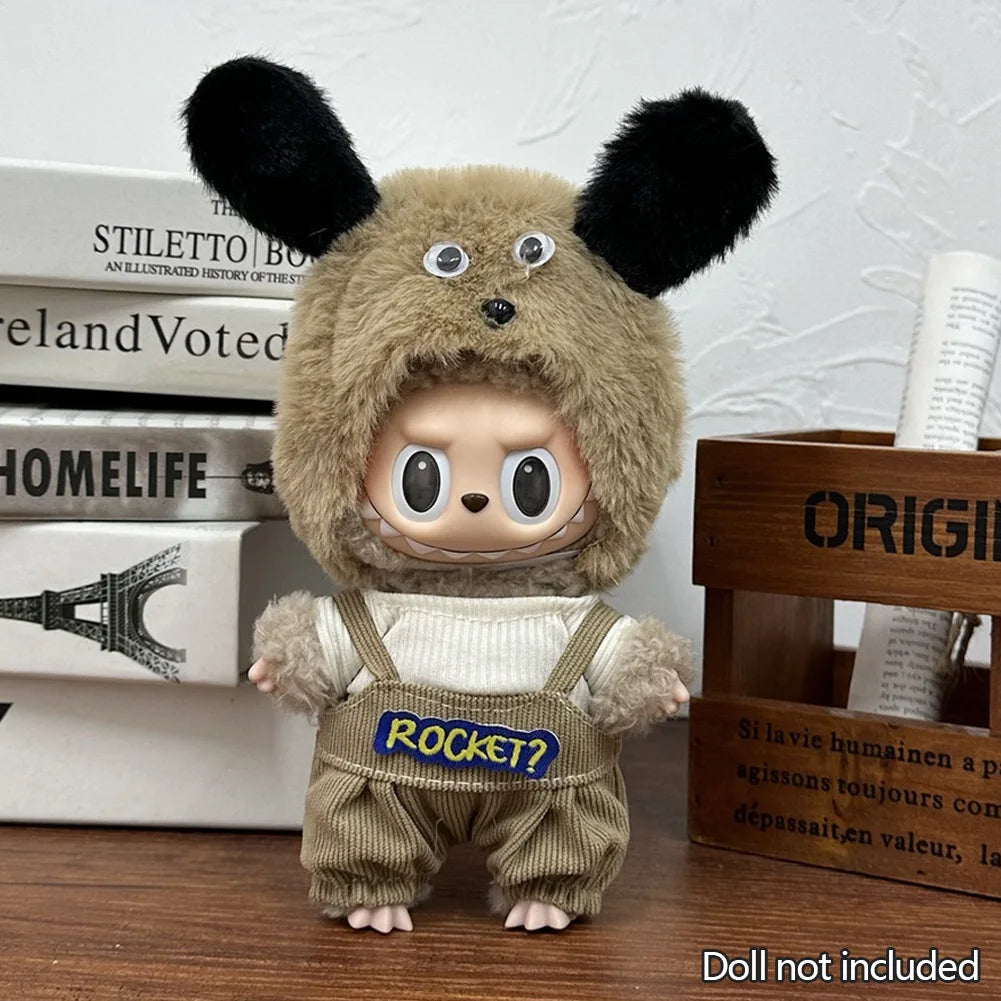 Outfits K-Pop para Labubu Idol (15–17 cm) | Ropa Mini Doll Estilo Coreano – Trajes de Algodón Fan-Made