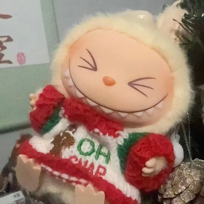 Ropa de Navidad para Labubu (15,5–17 cm) – Serie Holiday | Compatible Pop Mart V1-V2-V3